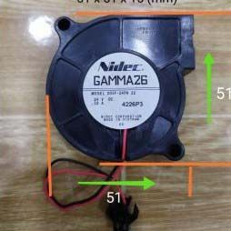Quạt sò sử dụng 12v đến 24v cũ