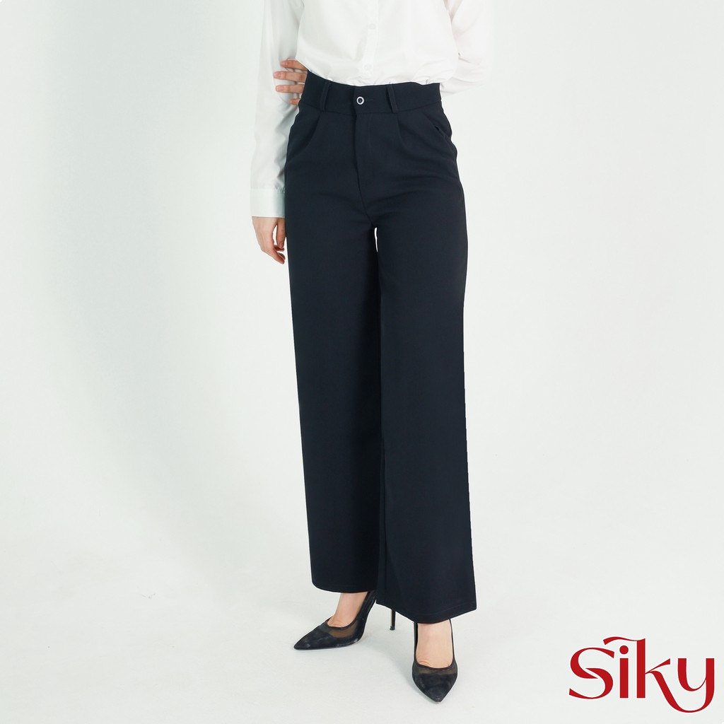 Quần ống rộng culottes xuông dài 100cm - SLIKY | BigBuy360 - bigbuy360.vn