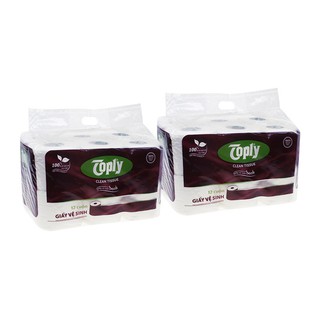 Giấy vệ sinh Toply 12 cuộn 2 lớp