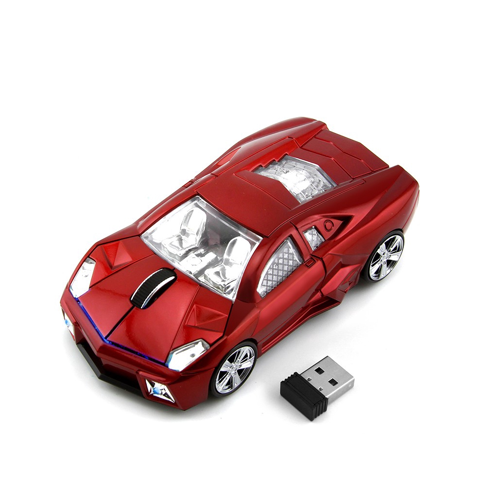 Chuột Không Dây Chơi Game 1600 DPI Với Đèn LED 3D