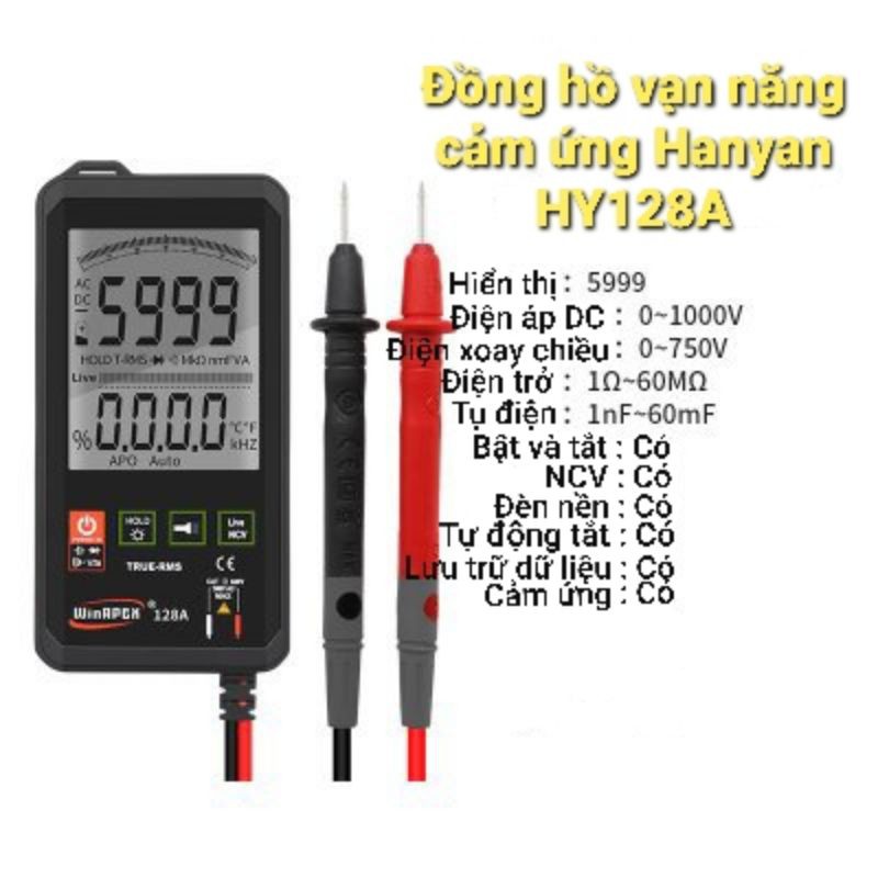 Đồng hồ vạn năng cảm ứng Hanyan HY128A