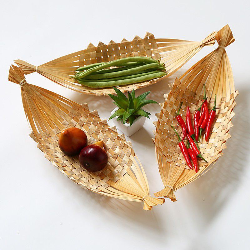 Thuyền tre đựng đồ đa năng