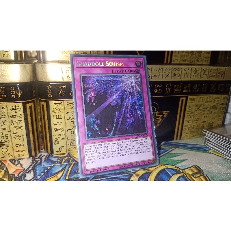 [KN yugioh shop] thẻ bài: Shaddoll Schism - MP21-EN152 - Prismatic Secret Rare 1st Edition