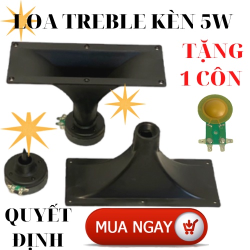 Loa treble kèn 5w hàng chính hãng cty HQ 301 chuyên bẫy chim đêm, lắp loa kéo