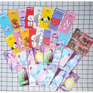 Set 16 Bao lì xì in hình thành viên Bangtan