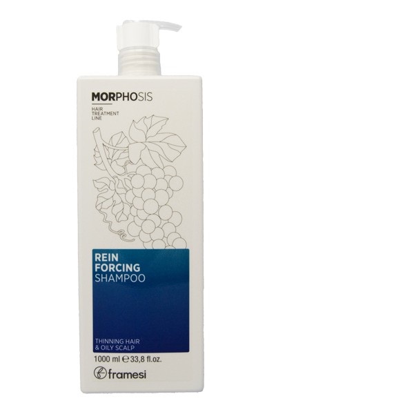 Dầu gội Framesi tăng độ dày ngăn rụng ngứa chống mỏng tóc cho nam da đầu dầu Morphosis Reinforcing Shampoo 250ml 1000ml