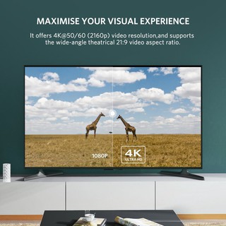 Cáp HDMI 2m siêu mỏng hỗ trợ 4K, 3D Ugreen 30478!!