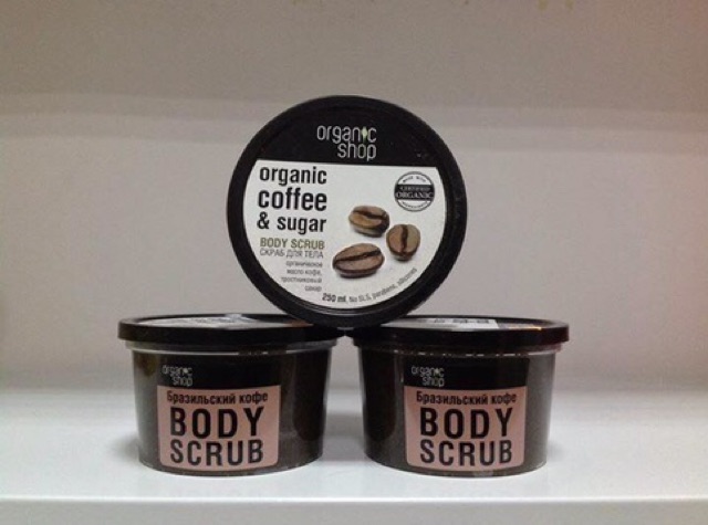 Tẩy tế bào chết Organic Shop Organic Coffee & Sugar Body Scrub