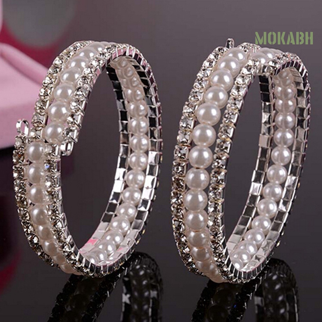 Vòng Tay Chuỗi Hạt Ngọc Trai Và Đá Nhân Tạo Thời Trang Cho Nữ