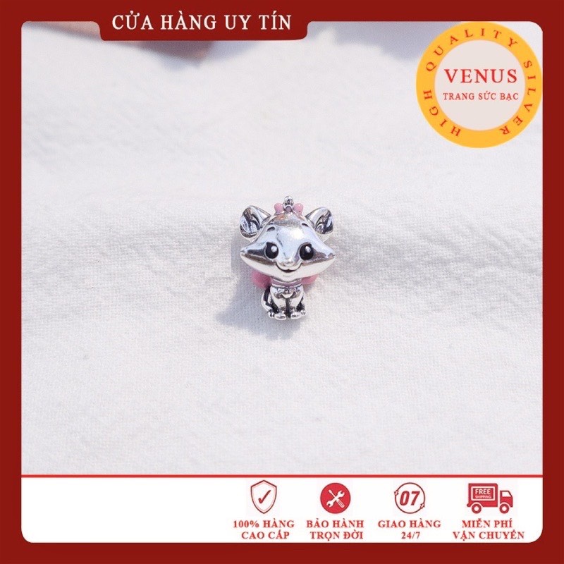 Charm Cún xinh xắn- Mã sản phẩm VENUSCV01- Trang sức Bạc Venus