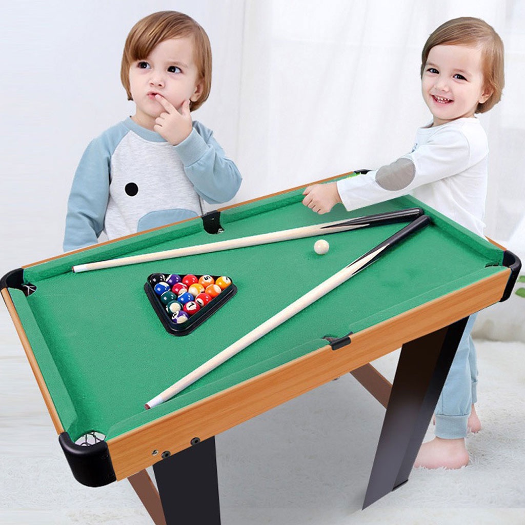 Bàn Bida mini Bi a Billiards mini Bida pool Làm bằng gỗ cao cấp bảo hành 6 tháng kích thước: 69x37x60 cm