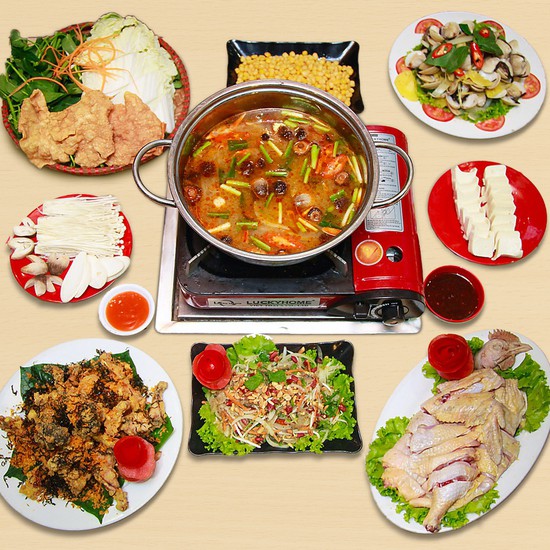 DẦU SA TẾ CHO LẨU THÁI HIỆU MAE PRANOM - HỘP THIẾC 3KG