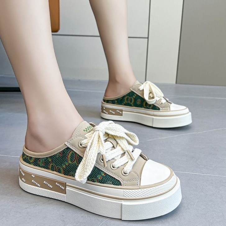 Giày sục nữ đế cao pha mầu cá tính, giày thể thao nữ siêu đẹp hottrend 2022 mã HV 16