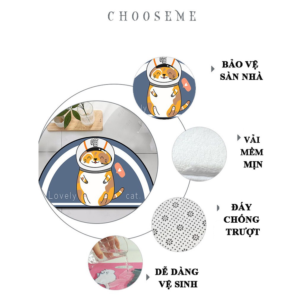 Thảm lau chân chống trượt kháng khuẩn nhà tắm, nhà vệ sinh, cửa nhà thấm hút nước sạch đẹp sk262 | BigBuy360 - bigbuy360.vn
