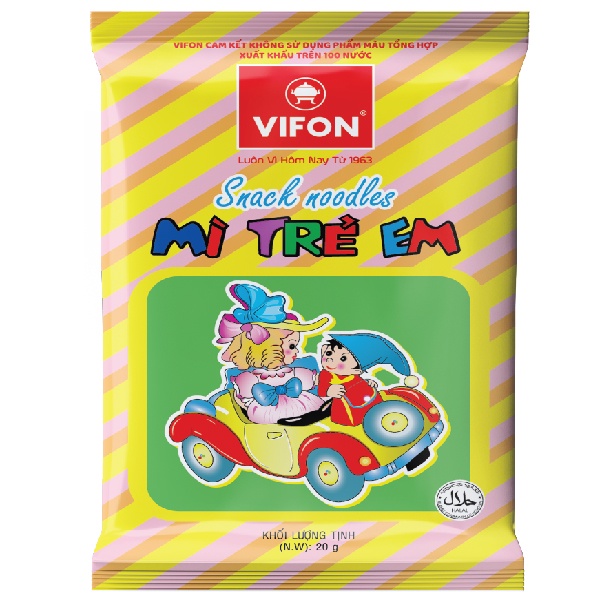 Thùng 200 Gói Mì Trẻ Em VIFON (20g/Gói)