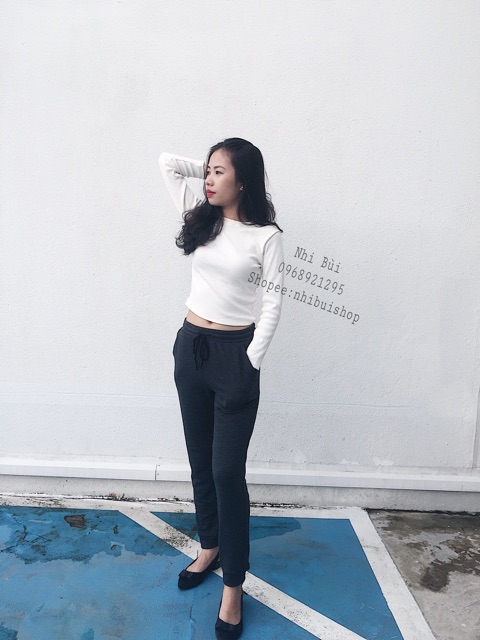 Áo len gân croptop-ẢNH THẬT SHOP CHỤP | BigBuy360 - bigbuy360.vn