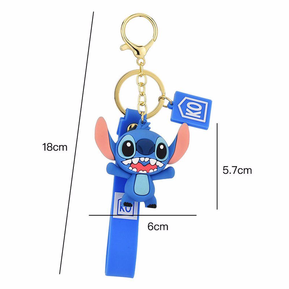 LANFY Móc Khóa Silicon Hình Stitch Hoạt Hình Dễ Thương
