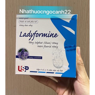 Ladyformine viên rửa vệ sinh (4 vỉ x 4 viên)