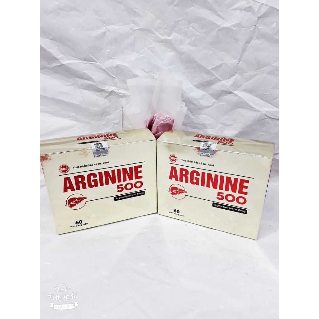 Viên giải độc gan ARGININE 500mg, giúp bổ gan, tăng cường chức năng gan,giúp giảm men gan