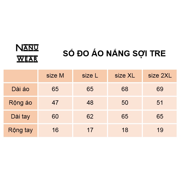 Áo chống nắng nam - nữ NANU WEAR chất liệu sợi che thiên niên