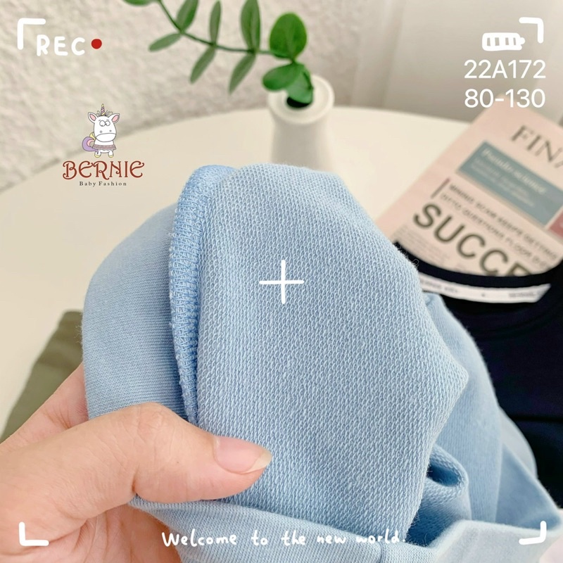 Áo thu đông dài tay Bernie cho bé trai