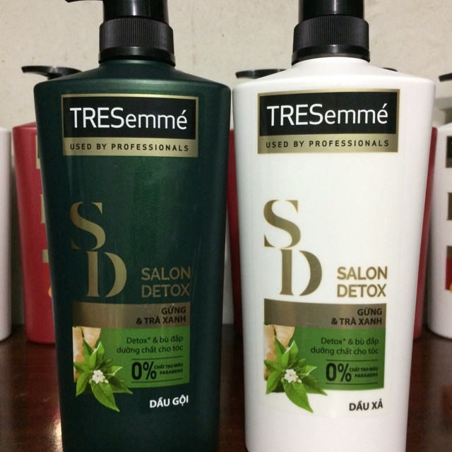 COMBO dầu gội, xả Tresemme Salon Detox 650ml (hàng công ty)