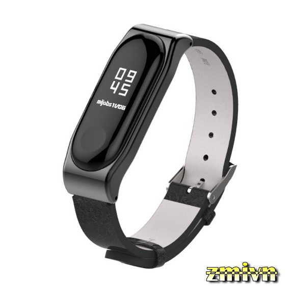 Dây da thay thế Xiaomi Miband 3 miband 4 Mijobs