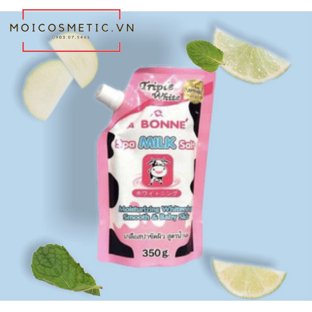 Muối Tắm Sữa Bò Tẩy Tế Bào Chết A Bonne Spa Milk Salt Thái Lan 350gr