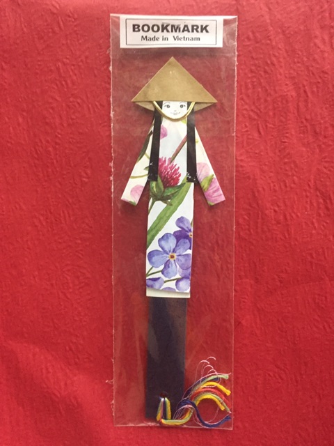 Kẹp sách đánh dấu trang hình cô gái áo dài