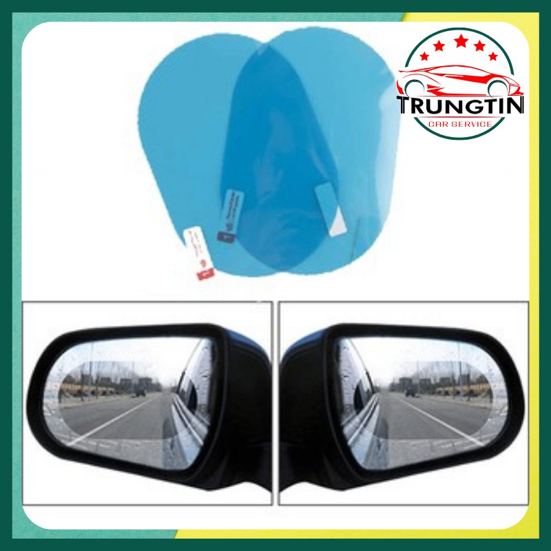 Miếng Dán Chống Bám Nước Gương Chiếu Hậu Xe Hơi xe Ô Tô.