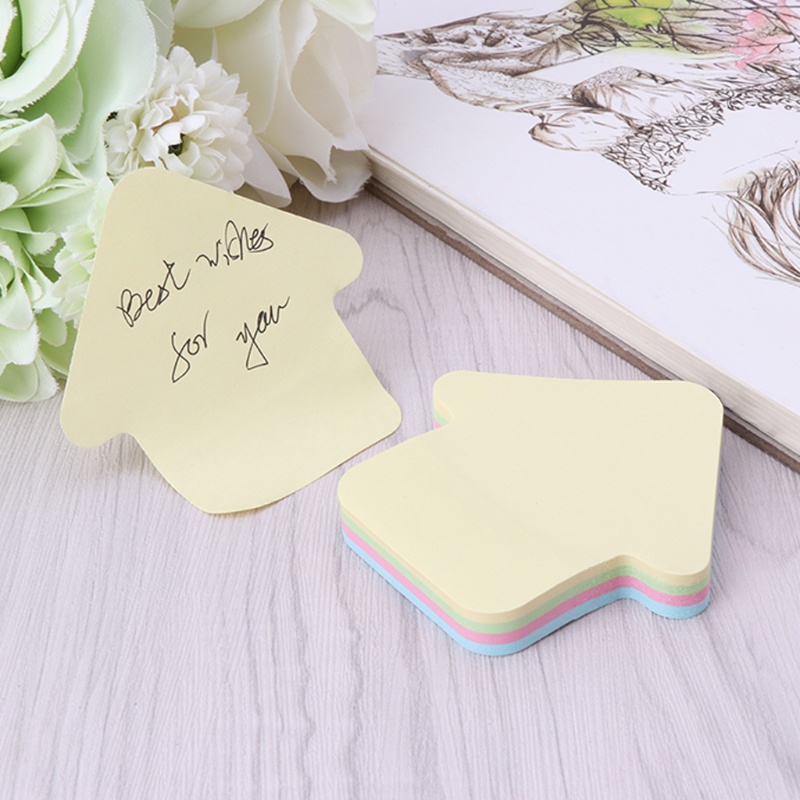 Bộ 100 Giấy Ghi Chú Tự Dính Hình Lá Cờ Dễ Thương