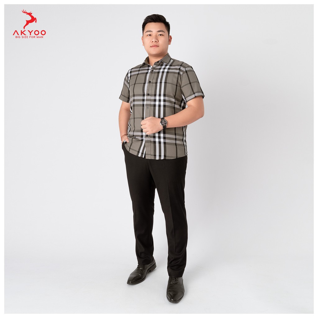 Áo Sơ Mi Nam Ngoại Cỡ, Áo sơ mi burberry cotton, sơ mi burberry cỡ lớn, sơ mi burberry bigsize từ 80-140KG | BigBuy360 - bigbuy360.vn
