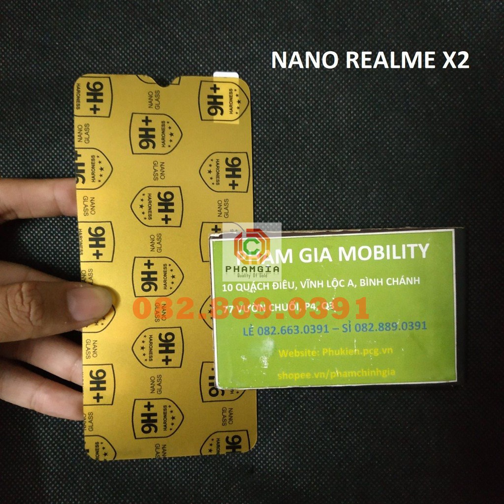 Dán cường lực dẻo nano OPPO Realme X2 5 3 2 Pro Q C1 C2 X XT 2020