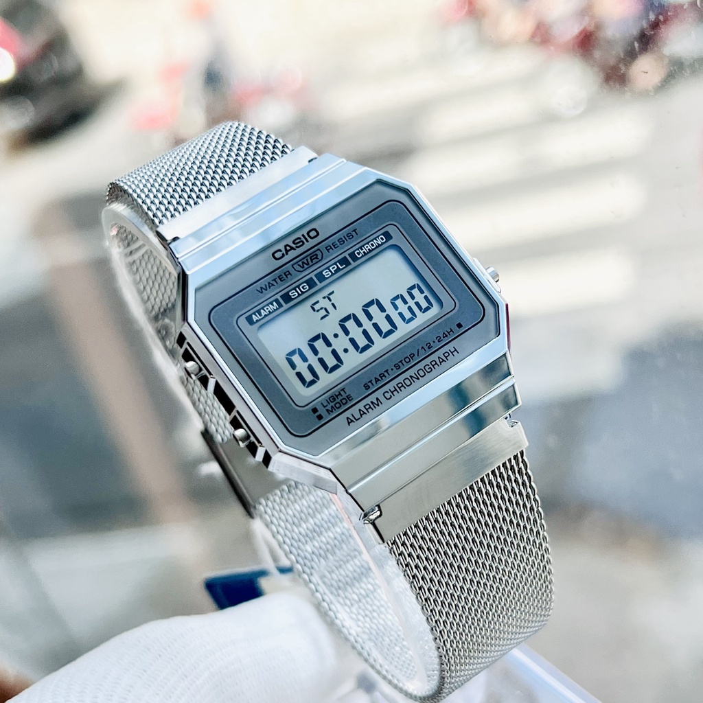 Đồng hồ nam dây thép Casio A700WM 7A
