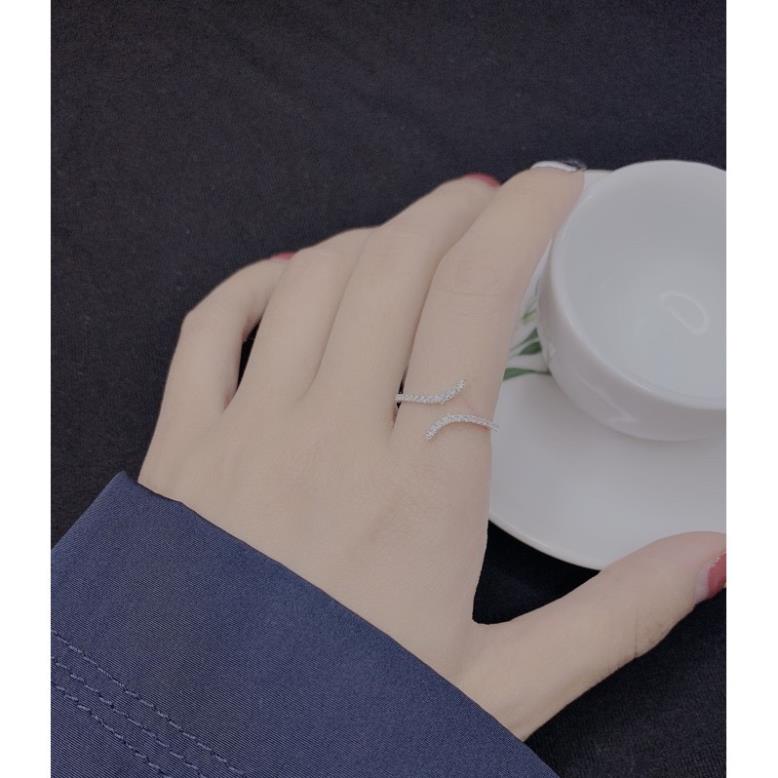 Nhẫn hở freesize bạc ta nguyên chất chính hãng -Bạc Kim hưng