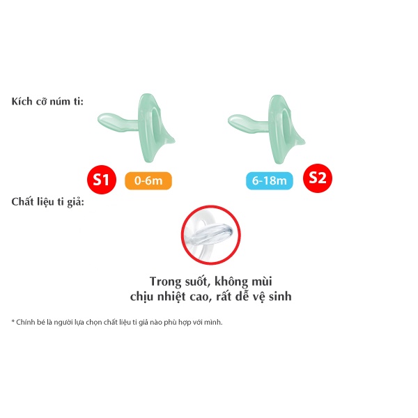 Ty ngậm NUK Sensitive Silicone cho bé 6-18 tháng (1 cái/hộp) - NU33087 (4 màu) - ti giả cho trẻ sơ sinh