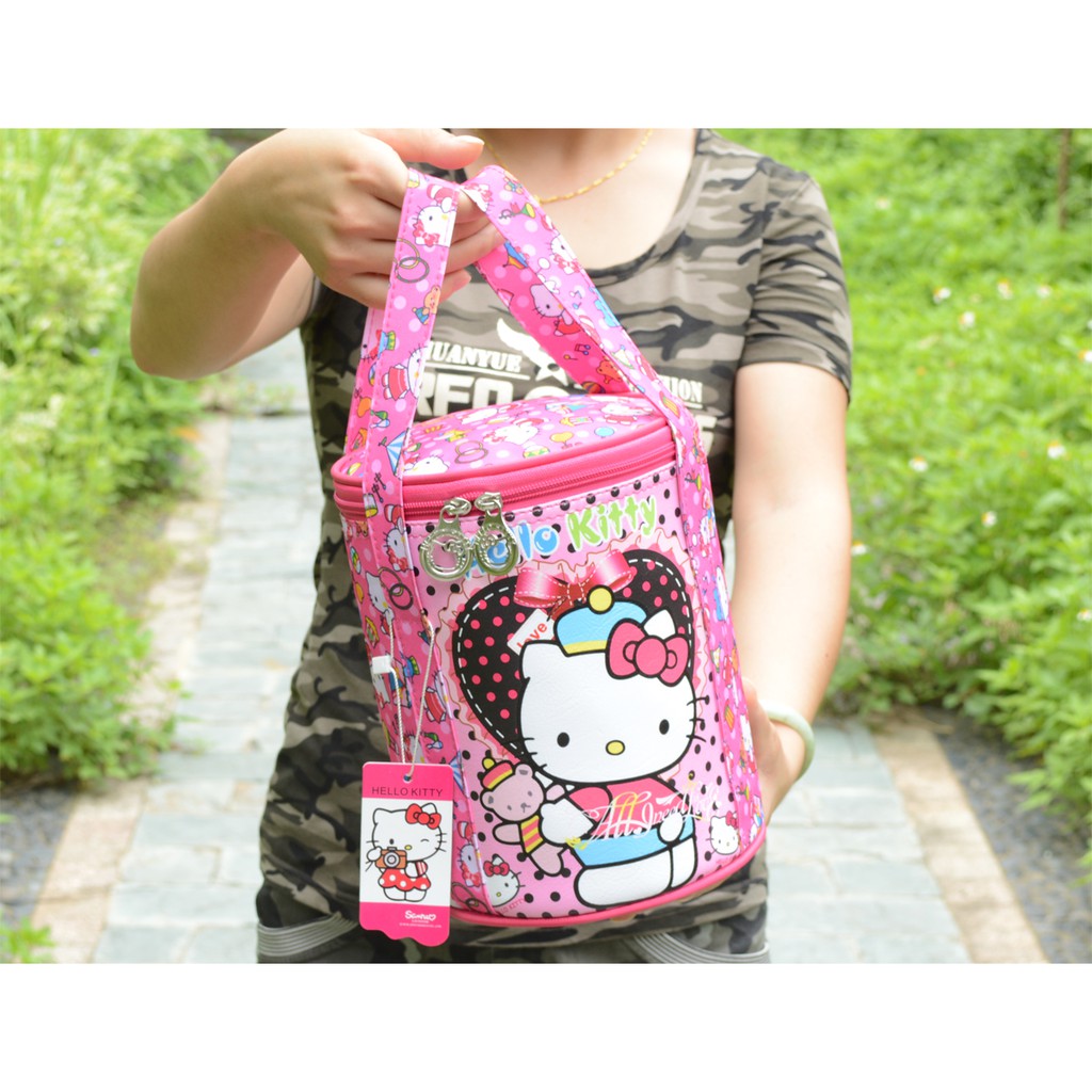 Túi đựng đồ mang đi PINK030 [FREESHIP] Pink Xinh Decor túi xách cho bé Hello Kitty Minion gọn nhẹ