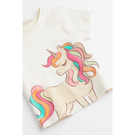 Áo phông cotton  ngựa pony bé gái vợt sale
