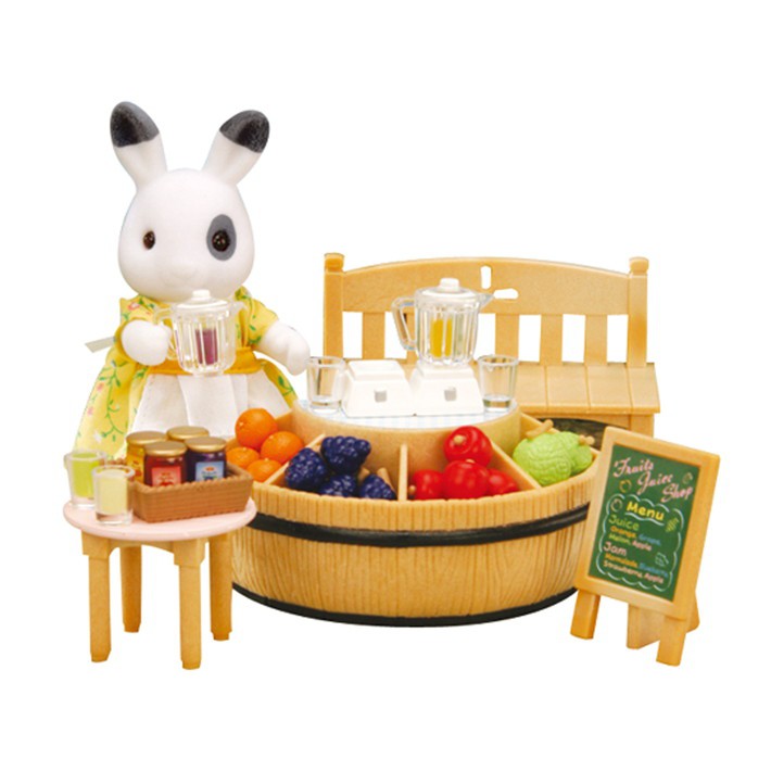 Đồ chơi nhà búp bê Sylvanian Families tiệm nước ép trái cây 4478