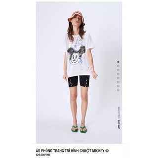 Áo thun zr phun sơn mickey