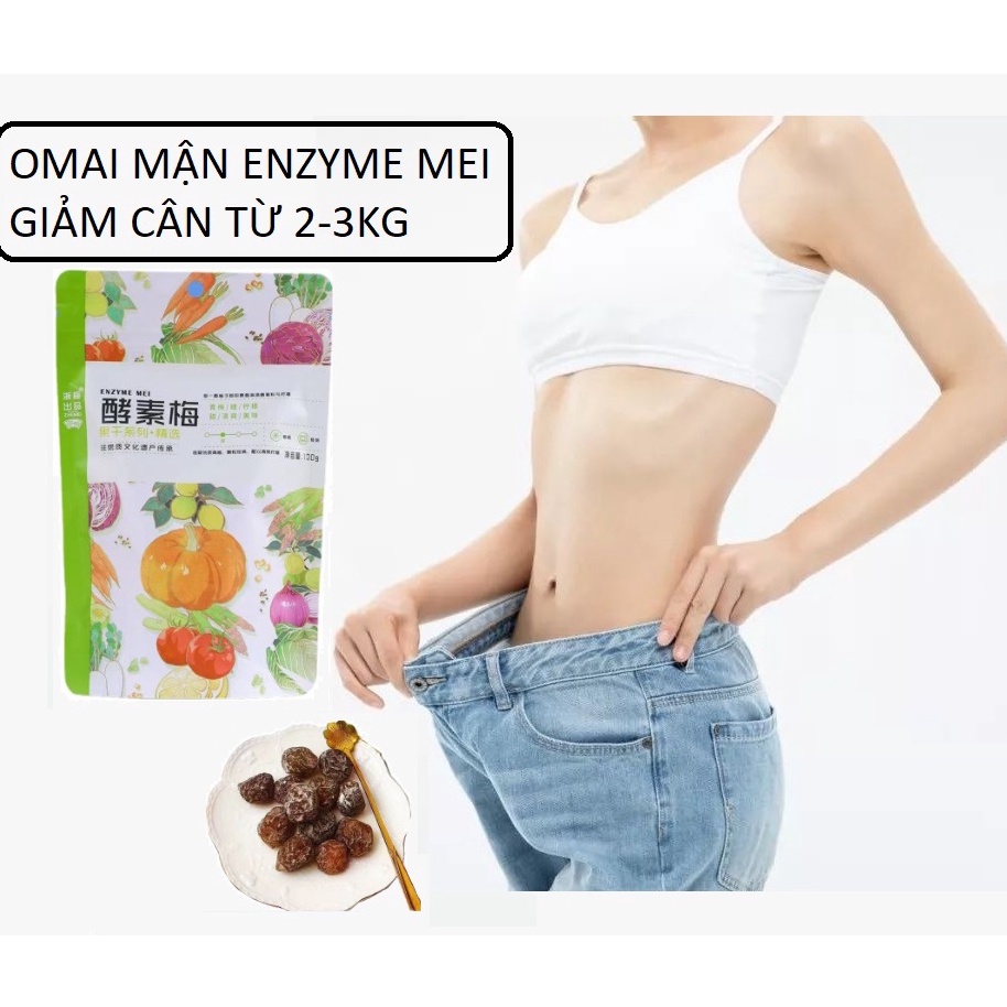 ( mua 2 tặng 1) ô Mai Mận Xanh Enzyme giảm cân nhanh chóng, lấy lại vòng eo thon gọn dành cho nam và nữ 100g