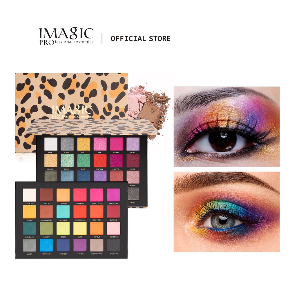 Imagic Bảng phấn mắt da báo hai lớp 48 màu / Matte / Sequin / Ưu đãi trong thời gian có hạn