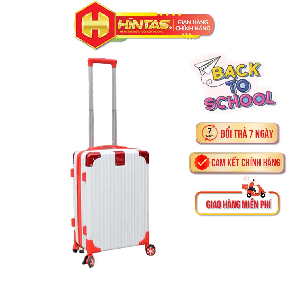 Vali kéo HINTAS nhựa dẻo chống va đập, chống trầy xước combo size 20/24/28 inch - VL03