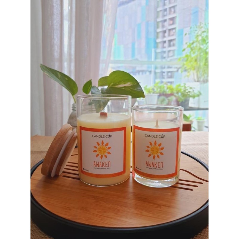 [Đủ Size] Nến Thơm Candle Cup - Mùi AWAKEN - Nến thơm tự nhiên