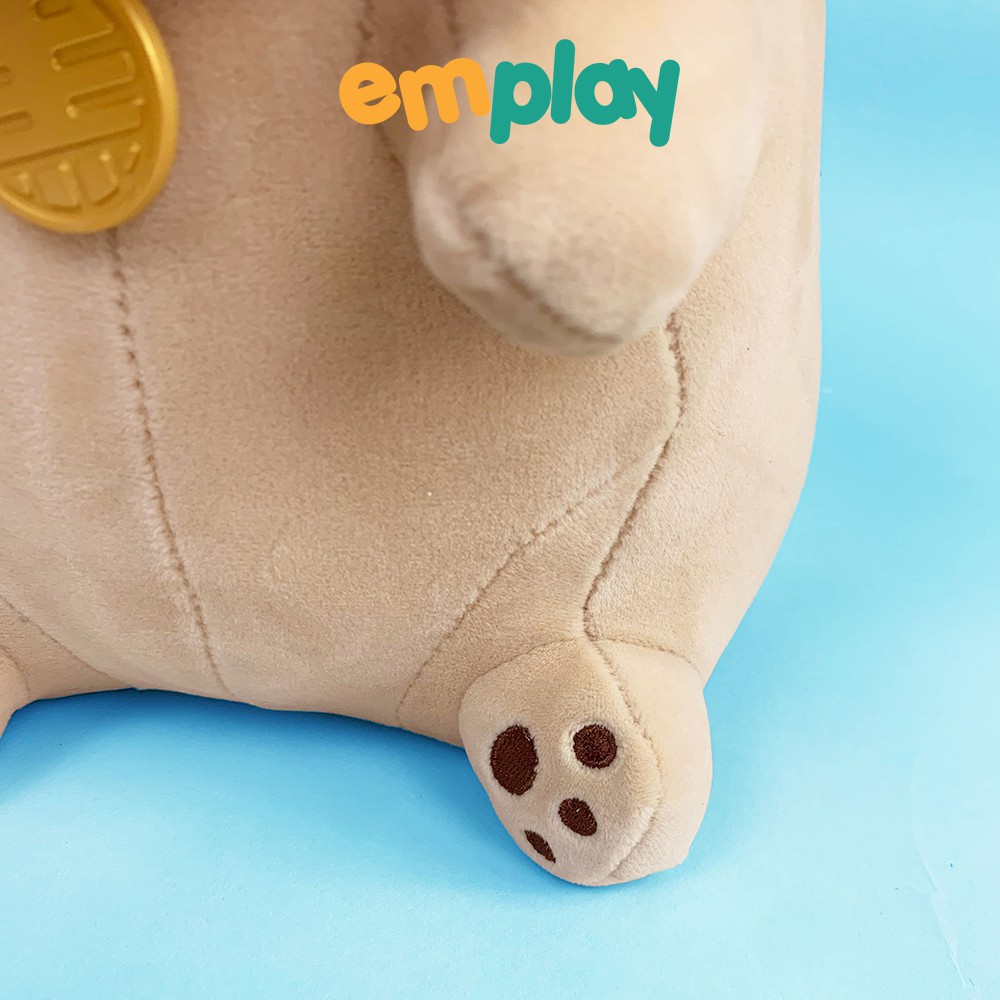 Gấu bông chó mặt xệ Emplay thiết kế vải nhung mềm mịn co dãn 4 chiều an toàn cho bé