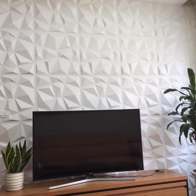 10 Tấm nhựa ốp tường PVC 50x50 cm