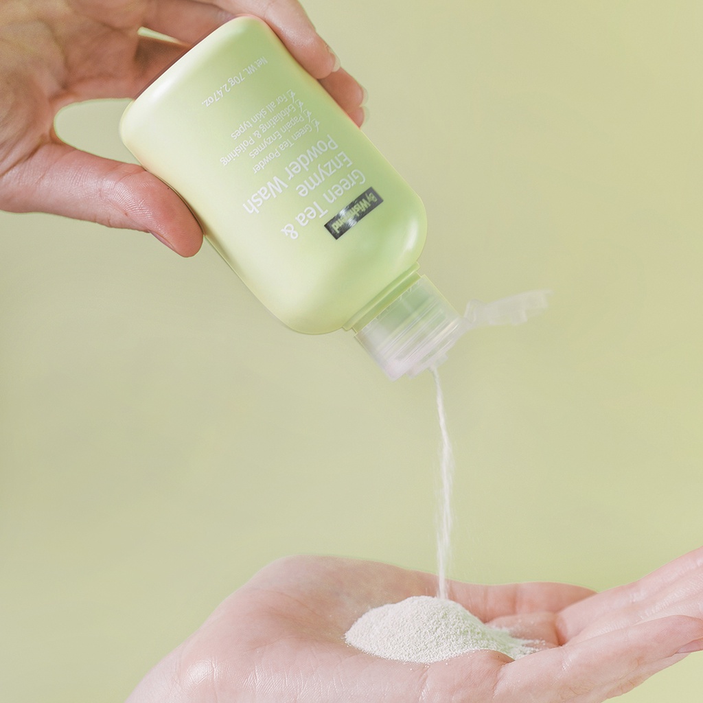 (Date 11/2023)By Wishtrend Sữa rửa mặt Green tea &amp; Enzyme Powder Wash 110g