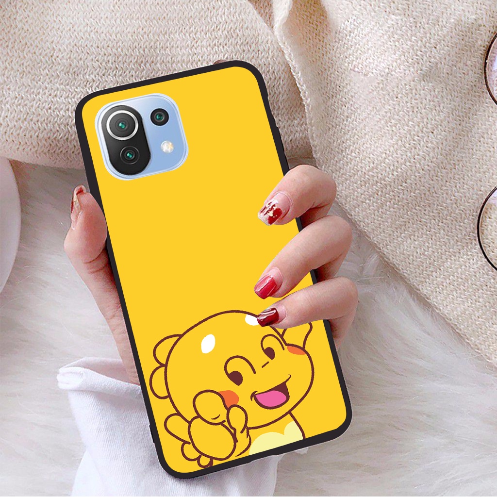 Ốp lưng Xiaomi Mi 11 Lite viền dẻo TPU BST Khủng Long Lai Ong