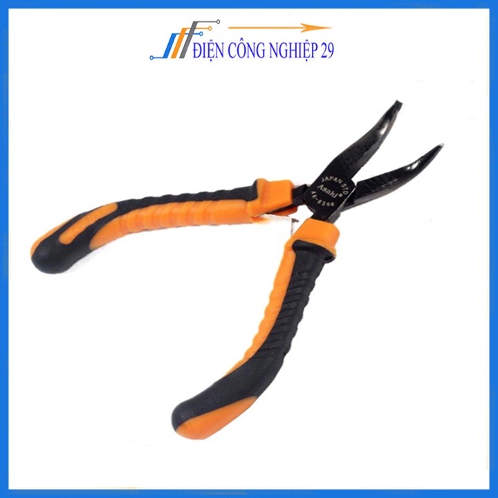 Kìm Nhọn Cong Asaki Ak-8366