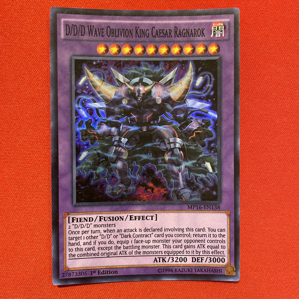 'D/D/D Oblivion Wave King Caesar Ragnarok'